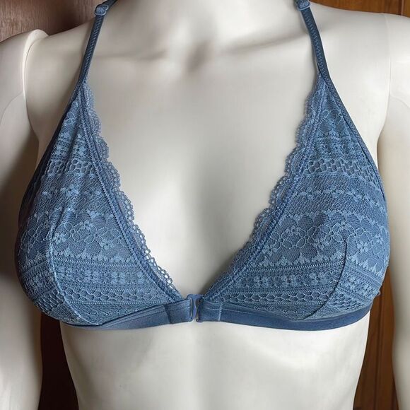 Victoria’s Secret Bralette Small Blue Lace - Picture 1 of 6
